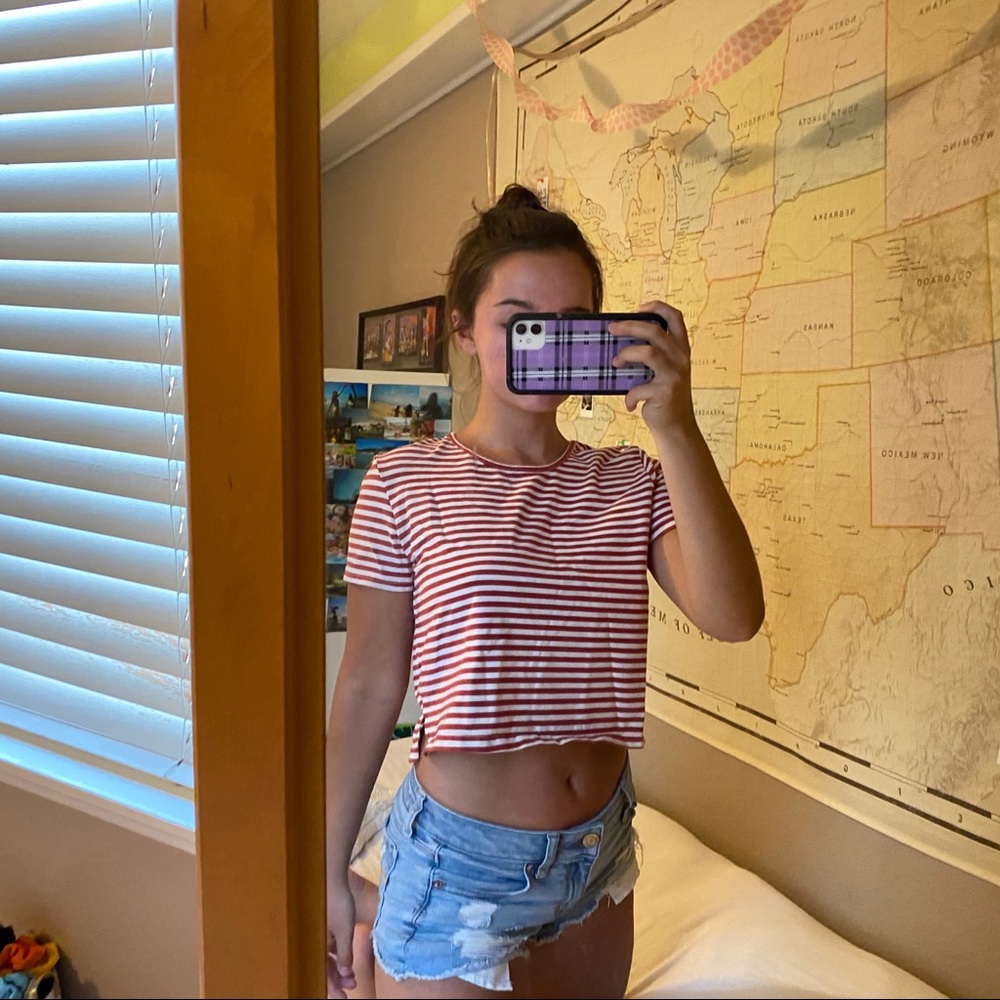 Brandy Melville striped tee
